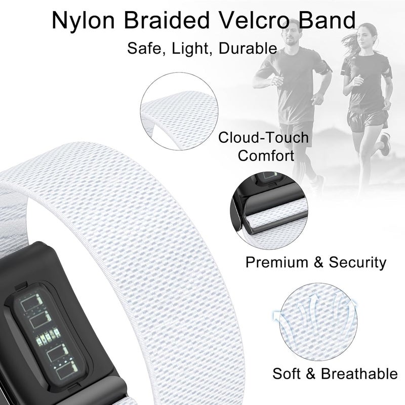 surundo Nylon Sport Band Compatible with Whoop Band 4.0 Strap Men Women with Bumper Case, Breathable Nylon Adjustable Waterproof Replacement Wristbands Straps for Whoop 4.0 - Image 2